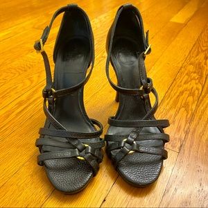 Tory Burch Elizabella Black Heels sz6.5